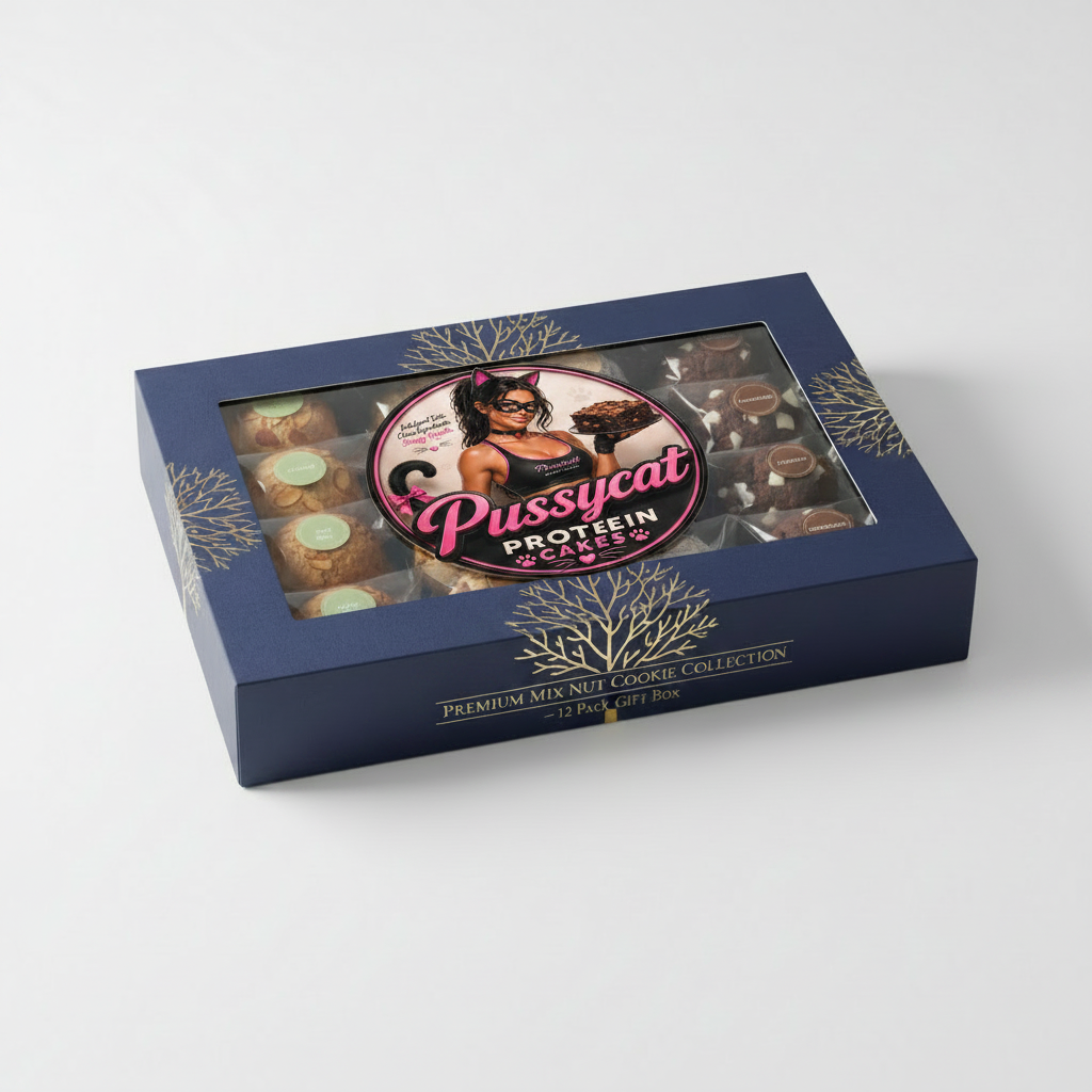 Premium Mix Nut Cookie Collection – 12 Pack Gift Box