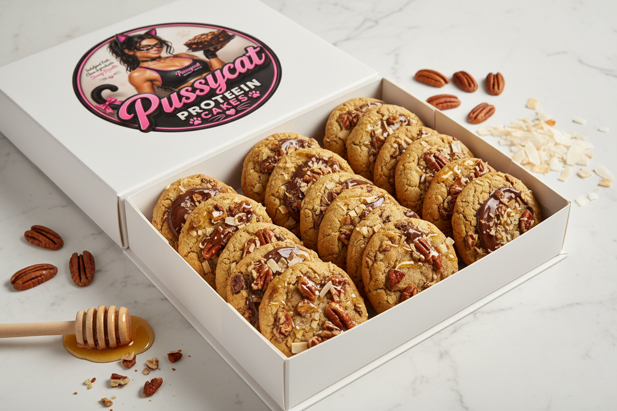 Pussycat Protein Cakes Cookie Box